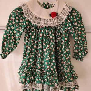 Bryan Floral Dress with Lace